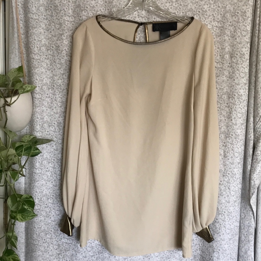 Kardashian Kollection gold tunic